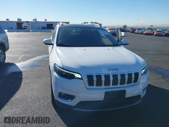 2020 Jeep Cherokee Limited with VIN 1C4PJLDBXLD536346, listed as a IAAI auction lot 41164017 with 35,057 mi miles. Bid and sale history available at carsss.com. Image 6.