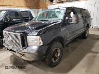 2005 Ford Excursion Limited with VIN 1FMSU43P15EA23869, listed as a Copart auction lot 83474694 with 214,641 mi miles and Salvage Title. Bid and sale history available at DreamBid. Image 1.