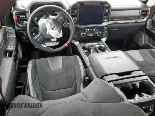 2023 Ford F-150 Raptor with VIN 1FTFW1RJ4PFC80622, listed as a Copart auction lot 45132825 with 12,903 mi miles and Salvage Title. Bid and sale history available at DreamBid. Image 8.