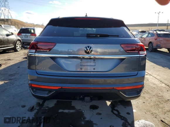 2023 Volkswagen Atlas SE with VIN 1V2KE2CA5PC226004, listed as a Copart auction lot 43184745 with 18,568 mi miles and Salvage title. Bid and sale history available at DreamBid. Image 6.