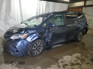 2020 Toyota Sienna LE with VIN 5TDJZ3DC5LS240162, listed as a Copart auction lot 87418854 with Not provided miles and Salvage title. Bid and sale history available at DreamBid. Image 1.