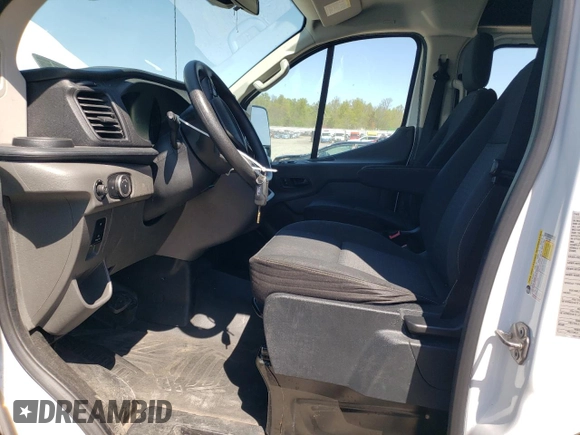 2021 Ford Transit Cargo with VIN 1FTBR1Y86MKA70224, listed as a Copart auction lot 54850495 with 42,101 mi miles and Salvage title. Bid and sale history available at DreamBid. Image 7.