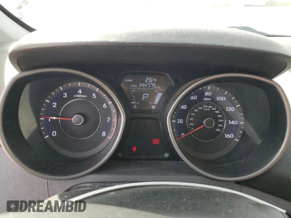 2013 Hyundai Elantra GLS с VIN 5NPDH4AE8DH207773, выставлен на аукционе Copart как лот 53267505 с пробегом 144 775 миль миль и Списание • Salvage title. История ставок и продаж доступна на DreamBid. Изображение 9.