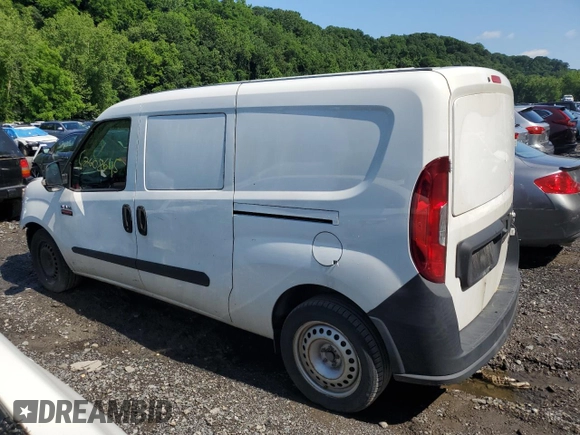 2019 Ram ProMaster City Cargo Tradesman z VIN ZFBHRFAB8K6M89620, wystawiony jako Copart lot #57608645 z przebiegiem 105 865 mil mil oraz Szkoda całkowita • Salvage title. Historia ofert i sprzedaży dostępna na DreamBid. Obrazek 2.