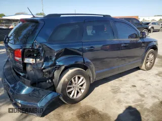 2015 Dodge Journey SXT with VIN 3C4PDCBG2FT709071, listed as a Copart auction lot 53582685 with 123,813 mi miles and Salvage Title. Bid and sale history available at carsss.com. Image 3.