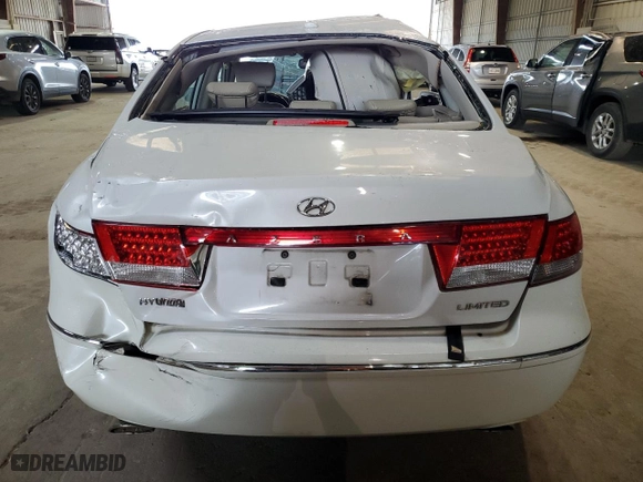 2007 Hyundai Azera SE with VIN KMHFC46F07A237060, listed as a Copart auction lot 70282584 with 135,663 mi miles and Salvage Title. Bid and sale history available at carsss.com. Image 6.