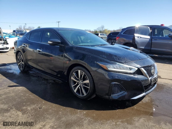 2020 Nissan Maxima SL with VIN 1N4AA6DVXLC386459, listed as a Copart auction lot 51216305 with 48,519 mi miles and Salvage Title. Bid and sale history available at carsss.com. Image 4.