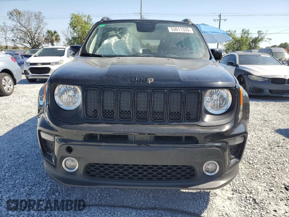 2020 Jeep Renegade Altitude with VIN ZACNJABB1LPL87001, listed as a Copart auction lot 53611335 with 78,145 mi miles and Non Repairable. Bid and sale history available at carsss.com. Image 5.