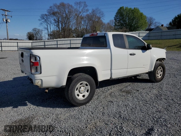 2019 Chevrolet Colorado 2WD Work Truck with VIN 1GCHSBEA0K1125569, listed as a Copart auction lot 49703845 with 89,663 mi miles and Salvage Title. Bid and sale history available at DreamBid. Image 3.