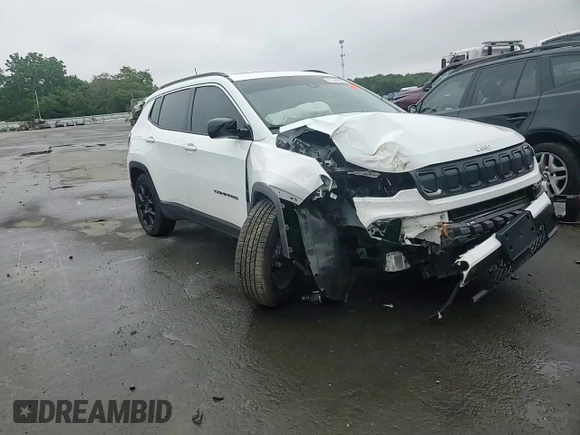 2022 Jeep Compass Latitude Lux z VIN 3C4NJDFB3NT127175, wystawiony jako Copart lot #60349925 z przebiegiem 58 465 mil mil oraz Szkoda całkowita • Salvage title. Historia ofert i sprzedaży dostępna na DreamBid. Obrazek 14.