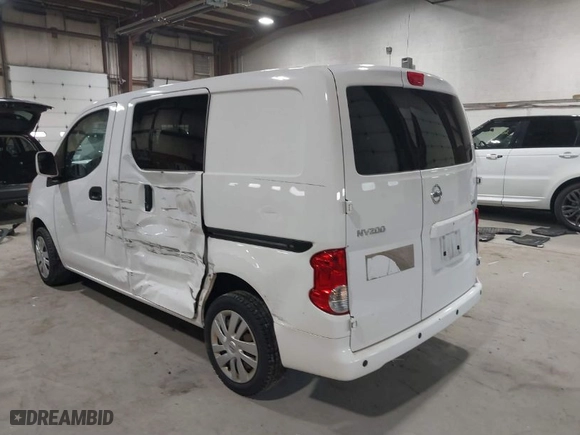 2020 Nissan NV200 Compact Cargo SV with VIN 3N6CM0KN1LK697408, listed as a IAAI auction lot 41950866 with 63,919 mi miles. Bid and sale history available at carsss.com. Image 3.