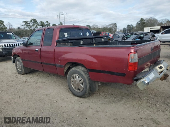 1996 Toyota T100 DX with VIN JT4TN12D0T0021827, listed as a Copart auction lot 44328465 with 253,582 mi miles and Salvage Title. Bid and sale history available at carsss.com. Image 2.