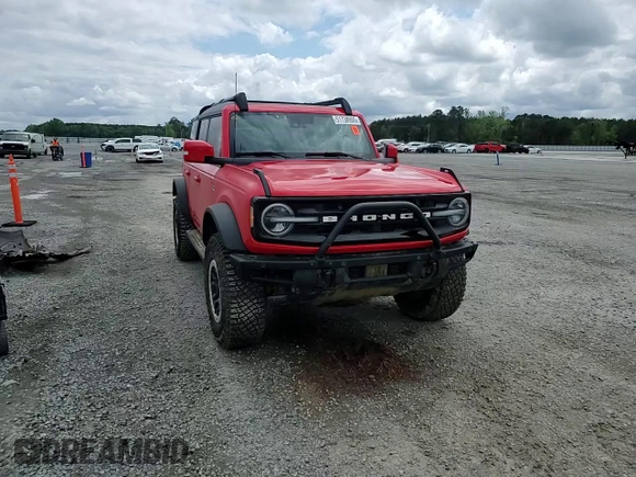 2023 Ford Bronco with VIN 1FMEE5DP5PLB97182, listed as a Copart auction lot 51738955 with 10,248 mi miles and Salvage title. Bid and sale history available at DreamBid. Image 11.