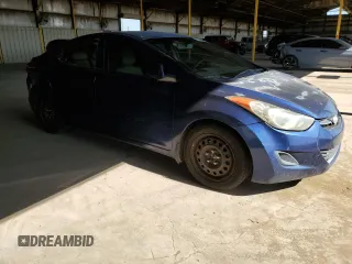 2013 Hyundai Elantra GLS with VIN KMHDH4AE4DU559122, listed as a Copart auction lot 62220825 with 183,220 mi miles and Clean title. Bid and sale history available at DreamBid. Image 4.