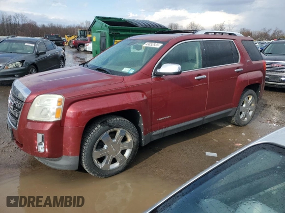 2011 GMC Terrain SLT-2 z VIN 2CTFLWE5XB6323303, wystawiony jako Copart lot #49852935 z przebiegiem 159 116 mil mil oraz Szkoda całkowita • Salvage title. Historia ofert i sprzedaży dostępna na DreamBid. Obrazek 1.