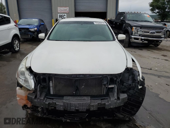 2015 Infiniti Q40 with VIN JN1CV6AR1FM521697, listed as a Copart auction lot 72340214 with 204,744 mi miles and Salvage Title. Bid and sale history available at carsss.com. Image 5.
