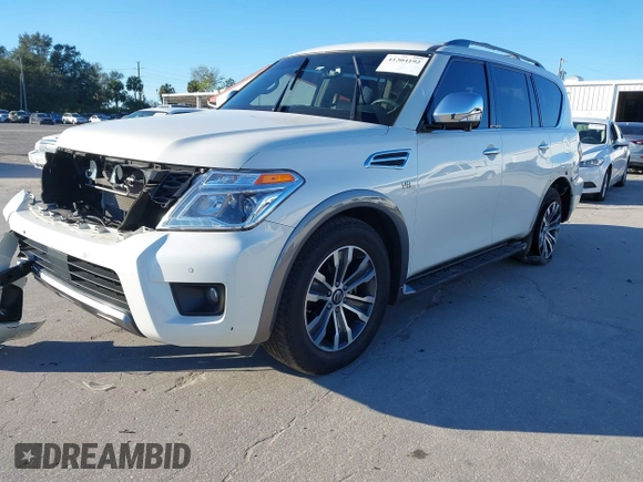 2020 Nissan Armada SL with VIN JN8AY2ND0L9111866, listed as a IAAI auction lot 41304192 with 70,367 mi miles. Bid and sale history available at carsss.com. Image 2.