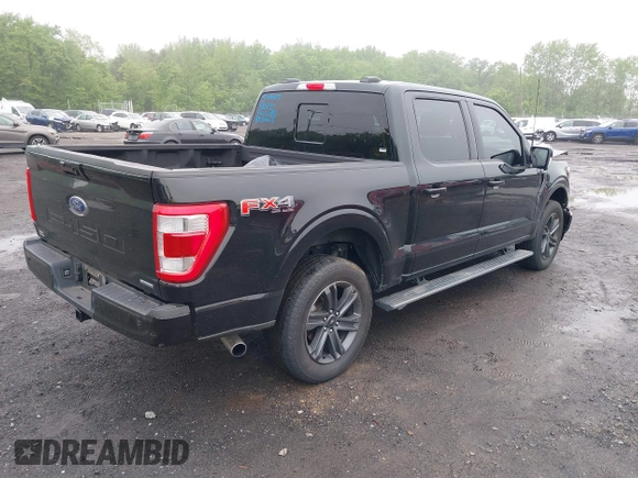 2023 Ford F-150 XL with VIN 1FTFW1E81PFB44726, listed as a IAAI auction lot 42251877 with 44,319 mi miles and . Bid and sale history available at DreamBid. Image 4.