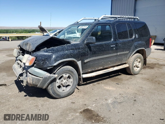 2001 Nissan Xterra XE with VIN 5N1ED28T01C522269, listed as a Copart auction lot 56997515 with 103,800 mi miles and Salvage title. Bid and sale history available at DreamBid. Image 1.