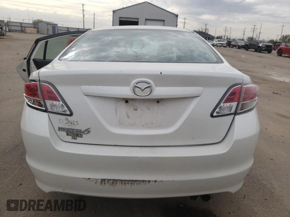 2011 Mazda Mazda6 i Sport with VIN 1YVHZ8BH0B5M18147, listed as a Copart auction lot 51946664 with 0 mi miles and Salvage Title. Bid and sale history available at carsss.com. Image 6.
