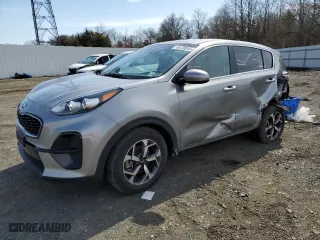 2020 Kia Sportage LX with VIN KNDPM3AC1L7791941, listed as a Copart auction lot 49130045 with 35,398 mi miles and Salvage Title. Bid and sale history available at carsss.com. Image 1.