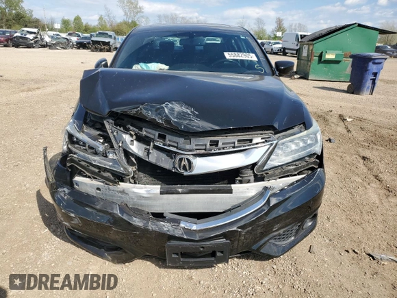 2016 Acura ILX Premium with VIN 19UDE2F83GA016291, listed as a Copart auction lot 55882905 with 90,837 mi miles and Salvage title. Bid and sale history available at DreamBid. Image 5.