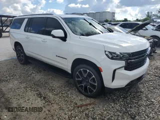 2021 Chevrolet Suburban RST with VIN 1GNSKEKT8MR469806, listed as a Copart auction lot 60500454 with 99,461 mi miles and Non Repairable. Bid and sale history available at carsss.com. Image 4.