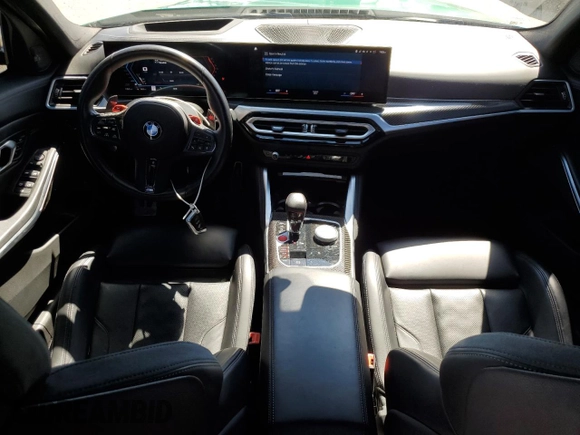 2024 BMW M3 Competition xDrive z VIN WBS43AY04RFR61948, wystawiony jako Copart lot #50260775 z przebiegiem 26 626 mil mil oraz Szkoda całkowita • Salvage title. Historia ofert i sprzedaży dostępna na DreamBid. Obrazek 8.