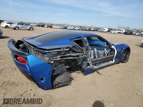 2015 Chevrolet Corvette Z51 2LT с VIN 1G1YJ2D71F5103872, выставлен на аукционе Copart как лот 53157935 с пробегом 19 177 миль миль и Списание • Salvage title. История ставок и продаж доступна на DreamBid. Изображение 3.