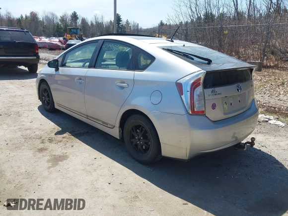 2012 Toyota Prius One with VIN JTDKN3DU8C5422968, listed as a IAAI auction lot 42080548 with 240,308 mi miles. Bid and sale history available at carsss.com. Image 3.