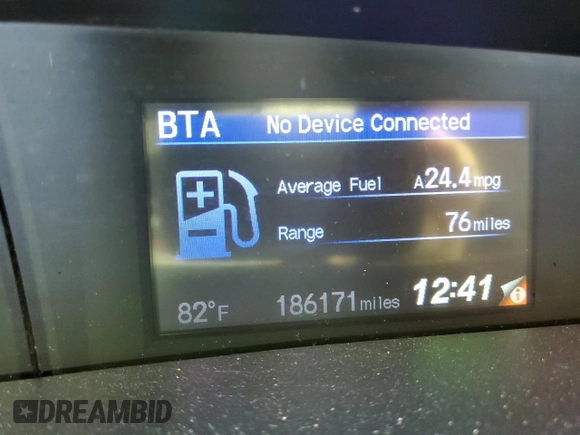 2012 Honda Civic Cpe EX with VIN 2HGFG3B88CH540837, listed as a Copart auction lot 67922244 with 186,171 mi miles and Salvage Title. Bid and sale history available at carsss.com. Image 9.