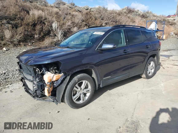 2018 GMC Terrain SLE Diesel with VIN 3GKALUEU1JL216575, listed as a Copart auction lot 48912465 with 140,961 mi miles and Salvage Title. Bid and sale history available at DreamBid. Image 1.
