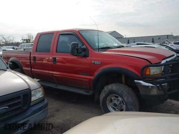 2001 Ford Super Duty F-250 XL with VIN 1FTNW21F61EB16701, listed as a IAAI auction lot 41687274 with 227,092 mi miles. Bid and sale history available at carsss.com. Image 14.