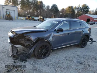 2022 Mazda CX-9 Grand Touring with VIN JM3TCBDY0N0608616, listed as a Copart auction lot 86551794 with 36,028 mi miles and Salvage Title. Bid and sale history available at carsss.com. Image 1.