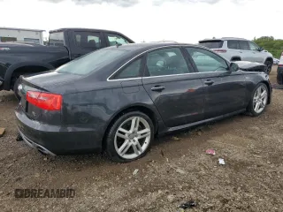 2015 Audi A6 Prestige with VIN WAUHGAFC5FN008805, listed as a Copart auction lot 58084535 with 98,829 mi miles and Salvage title. Bid and sale history available at DreamBid. Image 3.