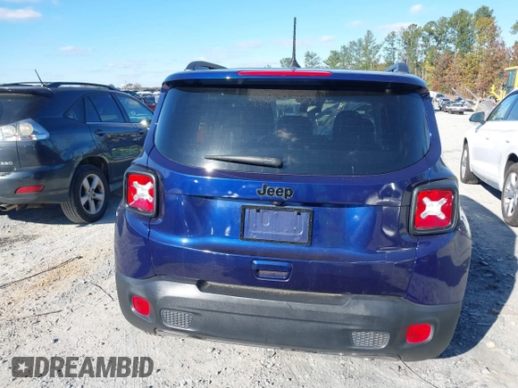 2020 Jeep Renegade Latitude with VIN ZACNJABB5LPL87163, listed as a IAAI auction lot 40948221 with 118,125 mi miles and . Bid and sale history available at DreamBid. Image 16.