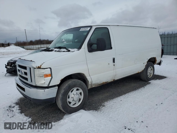 2013 Ford Econoline Cargo Commercial with VIN 1FTNE2EW0EDA73417, listed as a Copart auction lot 86556404 with 284,684 mi miles and Clean title. Bid and sale history available at DreamBid. Image 1.