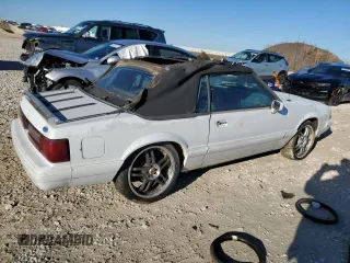 1993 Ford Mustang with VIN 1FACP44M8PF160430, listed as a Copart auction lot 88552995 with Not provided miles and Clean title. Bid and sale history available at DreamBid. Image 3.