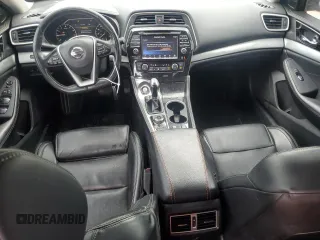 2016 Nissan Maxima SL with VIN 1N4AA6AP7GC384776, listed as a Copart auction lot 54777145 with 107,140 mi miles and Salvage title. Bid and sale history available at DreamBid. Image 8.