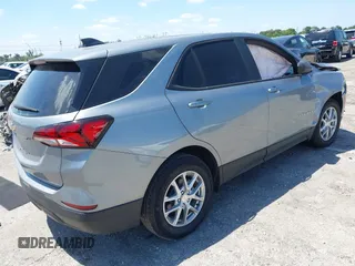 2024 Chevrolet Equinox LS with VIN 3GNAXHEG9RL168375, listed as a IAAI auction lot 42056222 with 8,615 mi miles and . Bid and sale history available at DreamBid. Image 4.
