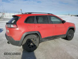 2019 Jeep Cherokee Trailhawk with VIN 1C4PJMBX7KD361816, listed as a Copart auction lot 46457465 with 244,301 mi miles and Salvage Title. Bid and sale history available at DreamBid. Image 3.