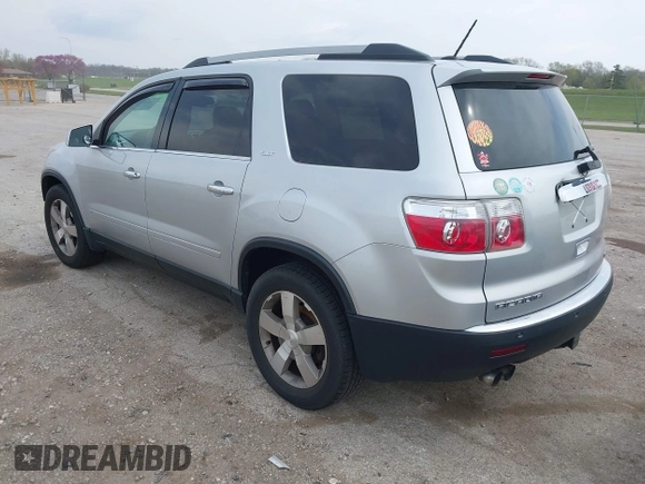 2010 GMC Acadia SLT1 with VIN 1GKLVMED2AJ134252, listed as a IAAI auction lot 42067491 with 174,278 mi miles. Bid and sale history available at carsss.com. Image 3.