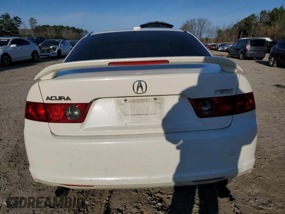 2006 Acura TSX Navi with VIN JH4CL969X6C005369, listed as a Copart auction lot 46983135 with 271,643 mi miles and Salvage title. Bid and sale history available at DreamBid. Image 6.