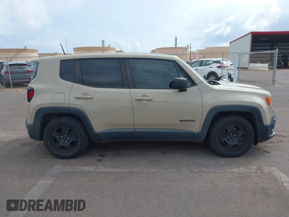 2016 Jeep Renegade Sport with VIN ZACCJAAT6GPE32301, listed as a IAAI auction lot 41627373 with 88,362 mi miles and . Bid and sale history available at DreamBid. Image 13.