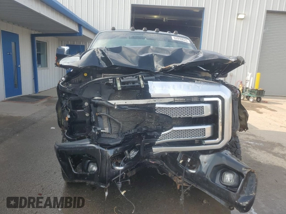 2015 Ford F-350 Platinum with VIN 1FT8W3BT4FEB02746, listed as a Copart auction lot 62099025 with 193,636 mi miles and Salvage title. Bid and sale history available at DreamBid. Image 5.