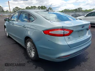 2014 Ford Fusion SE Hybrid with VIN 3FA6P0LU7ER154559, listed as a IAAI auction lot 42198548 with 244,630 mi miles. Bid and sale history available at carsss.com. Image 3.