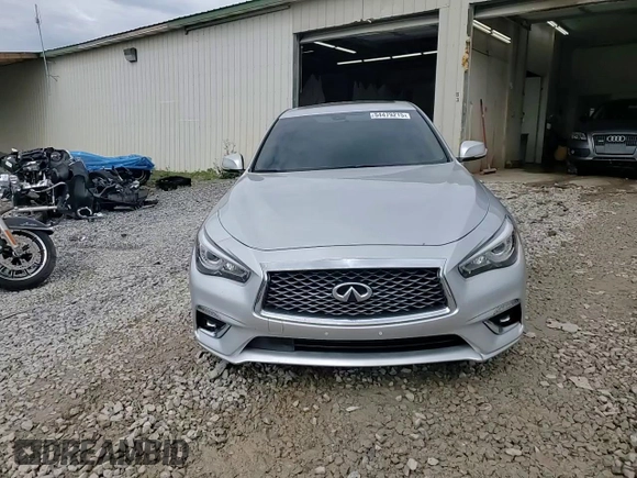 2020 Infiniti Q50 Pure with VIN JN1EV7AP5LM206636, listed as a Copart auction lot 54479215 with 79,174 mi miles and Salvage title. Bid and sale history available at DreamBid. Image 13.