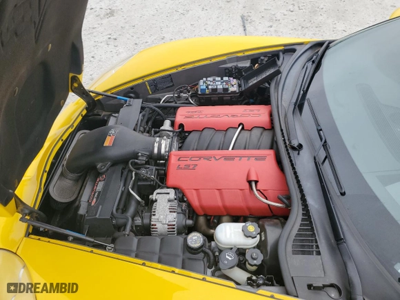 2008 Chevrolet Corvette Z06 with VIN 1G1YY26E985132577, listed as a Copart auction lot 71378644 with 80,760 mi miles and Salvage Title. Bid and sale history available at carsss.com. Image 11.