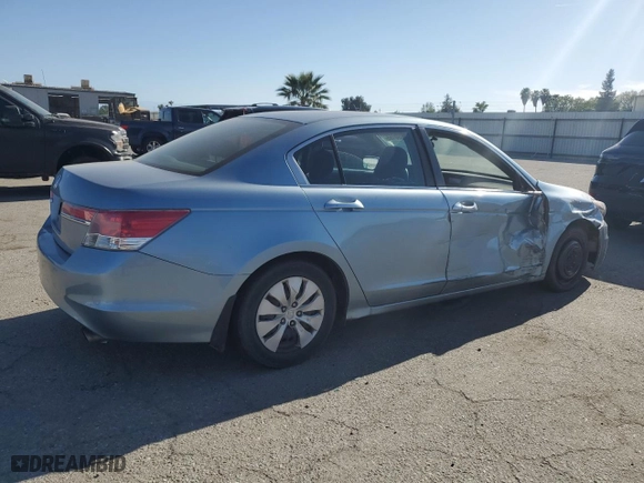2011 Honda Accord Sdn LX with VIN 1HGCP2F31BA130566, listed as a Copart auction lot 52390155 with 222,868 mi miles and Salvage Title. Bid and sale history available at carsss.com. Image 3.