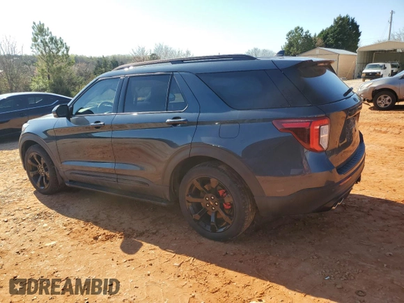 2022 Ford Explorer ST with VIN 1FM5K8GC3NGA46530, listed as a Copart auction lot 50388505 with 44,525 mi miles and Salvage Title. Bid and sale history available at carsss.com. Image 2.